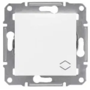 Schneider Electric stair switch EPH0401421 white — frame-less two-way switch for staircase lighting