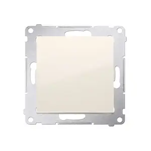 Electrical switch Kontakt-Simon DW1.01/41, plastic housing, white, IP20/IP44, 250 V AC, 10 A, 75×41 mm