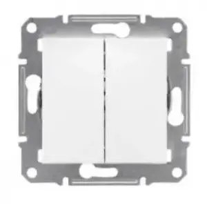 Switch, Schneider Electric EPH0301421 white candela-style rocker switch