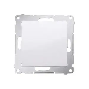 Electrical switch Kontakt-Simon DW1A.01/11 White, plastic housing, IP20/IP44, 250V AC, 16A, 75×41 mm