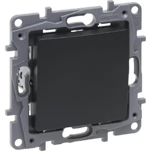 Wall switch Legrand Niloe Selection single button 6A anthracite 762207