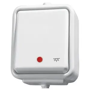 Illuminated Light Push Button Schneider Electric WNT102CS01 white