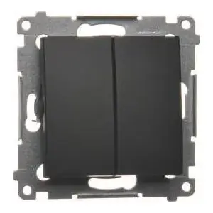 Switch module Kontakt-Simon Simon 54 DW5.01/49 10AX 250V candle switch quick-connect black matte