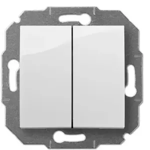 Double Stair Switch ELEKTROPLAST Carla 1718-10, white