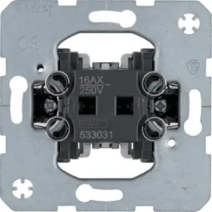 Wall plate / switch cover berker 533031 — metal, 71×71 mm, pack of 10