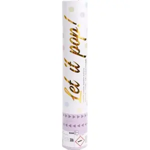 Пушкa для конфетти AMSCAN Armatka Multicolor Pastel бумажные круги 28 см 9916472