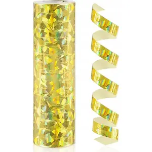 Holographic Gold Serpentyna streamer 4 m by GoDan