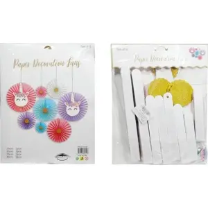Party decorations Swede — birthday decorations set, assorted paper and foil items