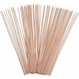 Skewers (wooden) Arpex 25 cm, pack of 40 — bamboo/wood barbecue and grilling sticks