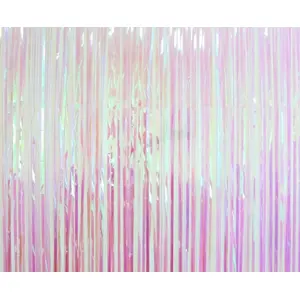 No name opalescent light purple curtain 100x200 cm