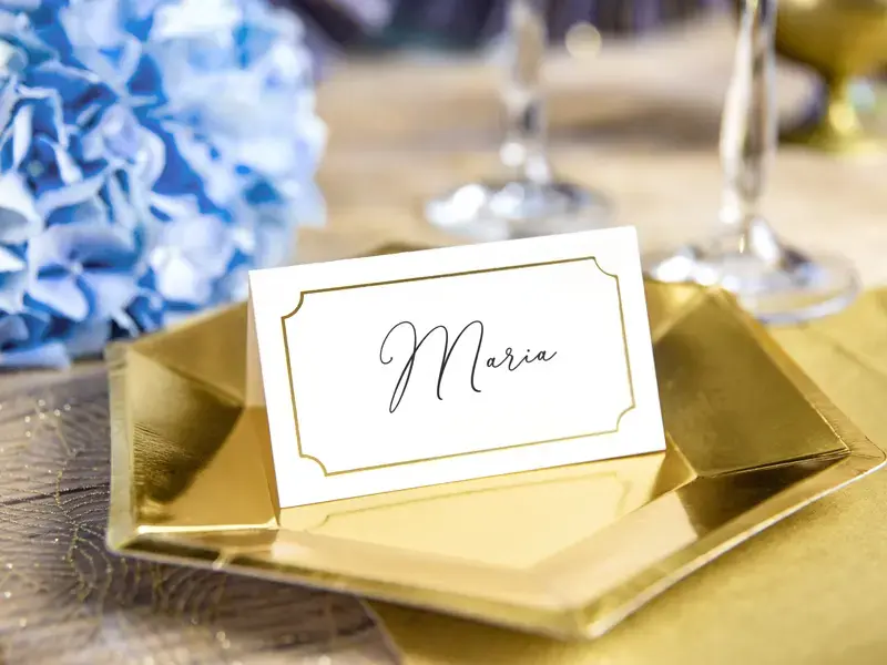 Seating cards PartyDeco WS8-019ME-KARTON — 50 pcs Photo 2