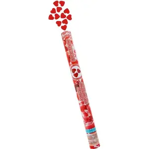 Confetti launcher GoDan Konfetti pneumatyczne — red heart confetti, 60 cm