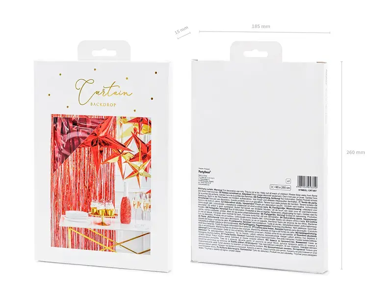 Party curtain No name 511216 0.9x2.5 m Photo 3
