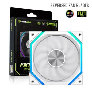 PC case GameMax FN12A-N2-RW — mid-tower ATX chassis with front RGB fans