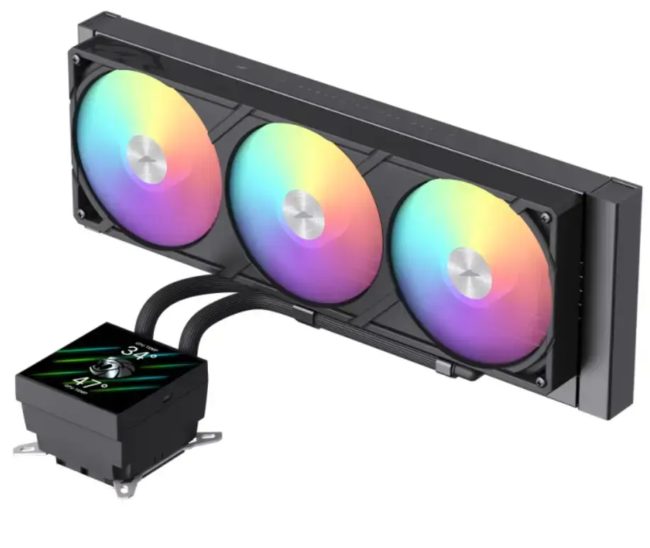 GameMax Glacier 360 LCD BK liquid CPU cooler Photo 2