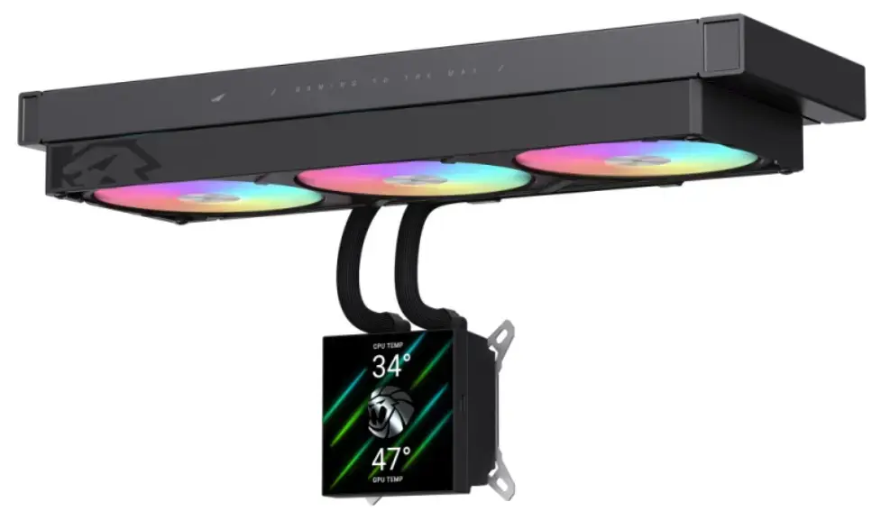 GameMax Glacier 360 LCD BK liquid CPU cooler Photo 4