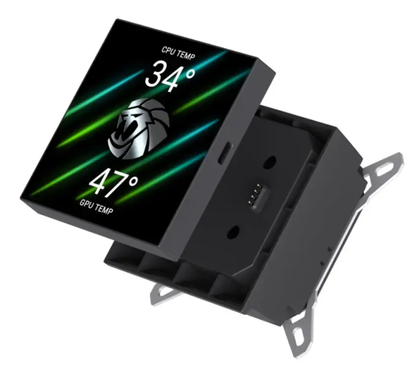 GameMax Glacier 360 LCD BK liquid CPU cooler Photo 10