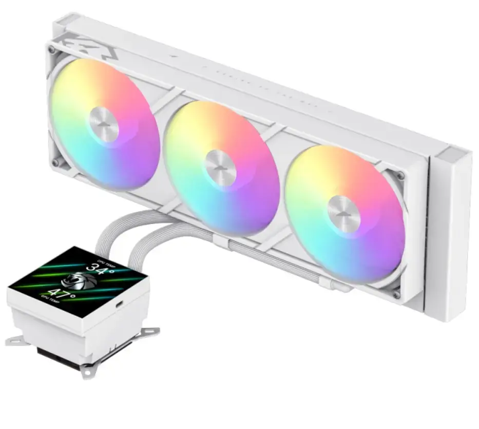 GameMax Glacier 360 LCD WH GLACIER 360 WH Photo 3