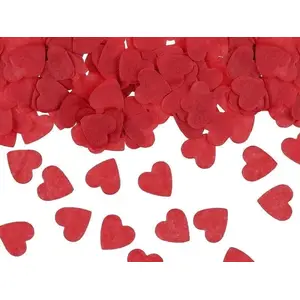 Confetti hearts 1.6 x 1.6 cm red, 15 g – PartyDeco