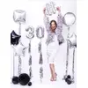 Party curtain No name 0.9 x 2.5 m silver Photo 3