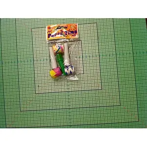 Whistles pack 3 pcs, Arpex (ARPE0727) — metal/plastic party and safety whistles