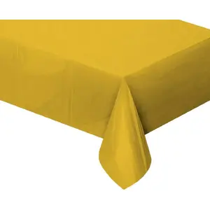 Tablecloth foil (metallic gold) GoDan 137×183 cm – disposable protective table cover