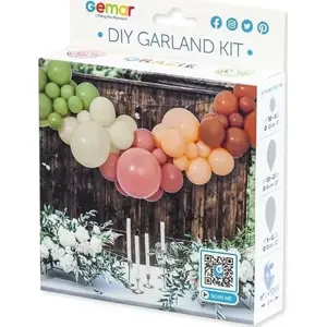 Набор гирлянда из шаров GoDan DIY Boho — 65 шаров с монтажной лентой