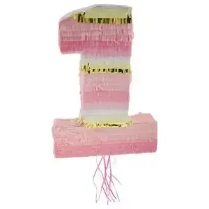Pinata GoDan Piniata Jedynka różowa 50x35x7.5 cm - GoDan 513677