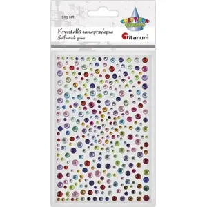 Self-adhesive Round Rhinestones DP Craft mix 325 pcs — assorted sizes and colors