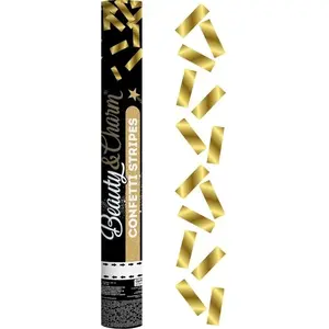 Confetti streamer GoDan 40 cm — pneumatic gold foil strips