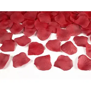 Decoration PartyDeco Rosenblüten rot — 500 artificial red rose petals, universal occasion