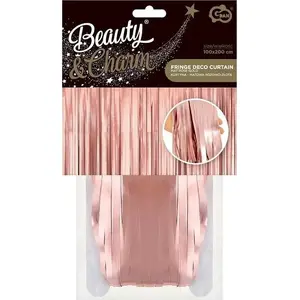 Curtain foil (matte) GoDan 100×200 cm — pink-gold