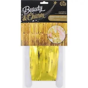 Decorative Curtain GoDan 90x240 cm gold — GoDan 507793