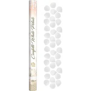 Confetti Launcher Pods GoDan WIKR-0988380 — white paper confetti flakes, pneumatic discharge