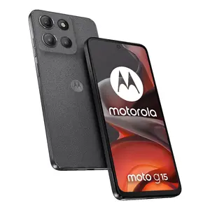 Смартфон Motorola moto g15 — 6.72" (17.1 см) дисплей, Helio G81, 4 ГБ ОЗУ, 128 ГБ, 5200 мАч, Dual SIM, серый