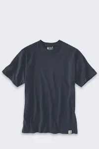 T-krekls Carhartt Dearborn Relaxed Logo, universāla relaxed piegriezuma, melns/pelēks, modelis .103361.N21.S008
