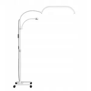 Stāvētā bezēnu LED kosmētikas lampa MichaelMarinelli Moon ar riteņiem 45W GX520r balta