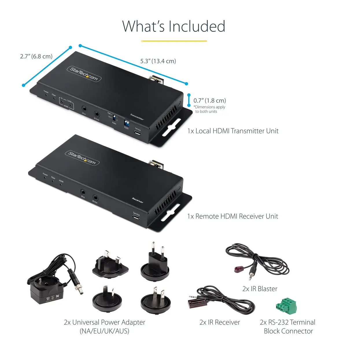 StarTech.com 4K HDMI по оптоволокну ST121HD20FXA2 Photo 12