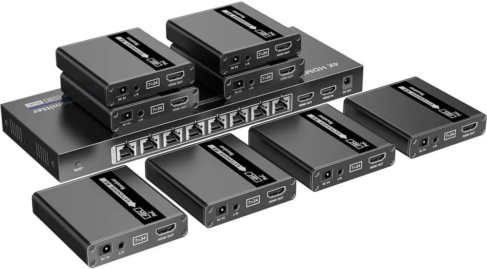 TECHLY IDATA EX-HL81TYP AV extender transmitter & receiver Photo 7