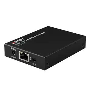 Lindy L39321 uztvērējs — HDMI KVM un IR pār IP, vadu savienojums, HDMI video, USB Type-A/B, līdz 150 m
