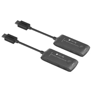 AV transmitter & receiver TECHLY IDATA HDMI-WL488, wireless HDMI 3840×2160 up to 20 m, USB powered (2 pcs)