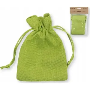 MFP paper MFP paper Woreczki jutowe zielone 7x10cm 6szt — jute bags 7×10 cm, 6 pcs