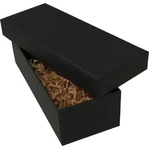 Cardboard Kraft Box Ziemia Obiecana 20 x 8 x 5.5 cm black