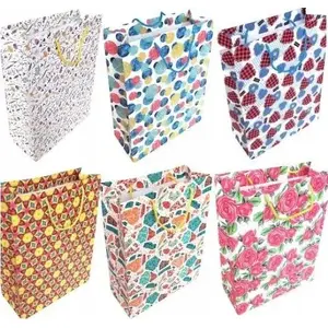 Gift bag MFP paper 32×42×14 cm matte decorative mix – MFP paper 637118