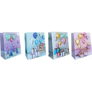 Gift bag Jupiter JP-A937C decorative, balloons design, 18×23×10 cm