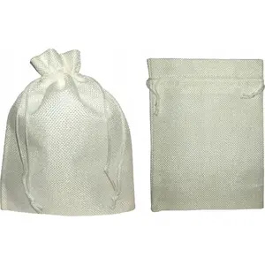 MFP paper MFP paper Woreczki jutowe białe 20x15cm 2szt – jute bags, white, 20×15 cm, pack of 2