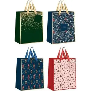 Gift Bag INTERDRUK large Christmas mix – assorted festive paper gift bags