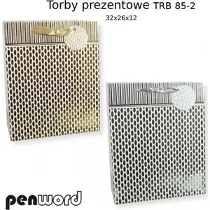 Gift Bag Penword TRB 85-2 32x26x12 cm — Penword paper gift bag with handles