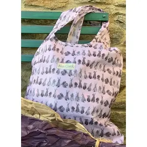 Iepirkumu soma TEKA RE03 'Króliczki', salokāma atkārtoti lietojama tote soma, modelis 623715