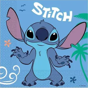 Paper napkins GoDan Stitch & Angel 33 x 33 cm, 20 pcs
